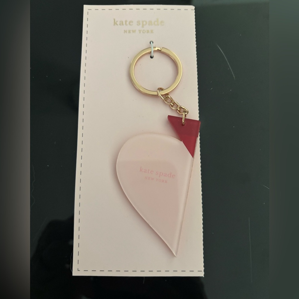 Kate Spade heart key chain